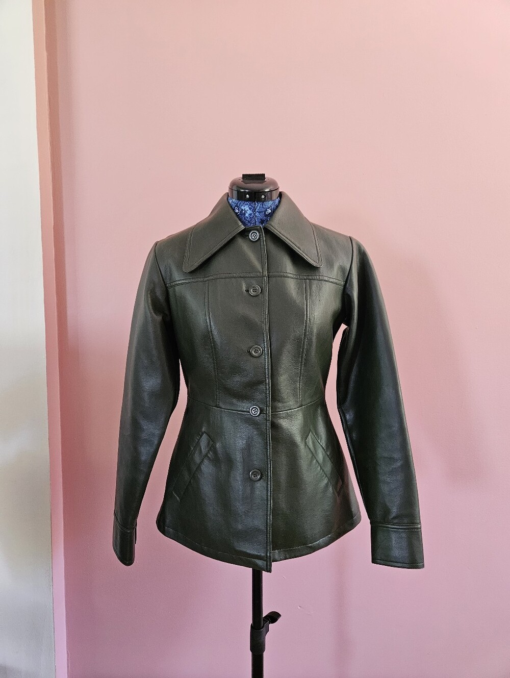 70s Vintage Style, Dark Green, Women's Jacket